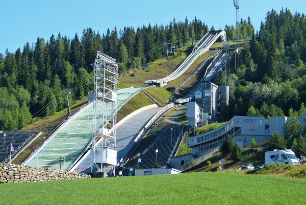Zdjęcie z Norwegii - skocznia narciarska w Lillehammer