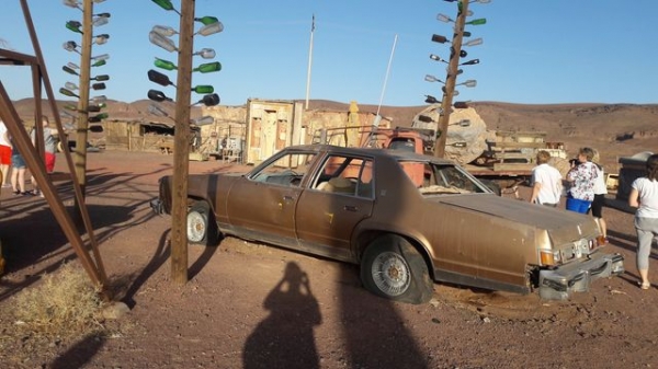 Zdjęcie z Maroka - Stacja z filmu "Wzgórza mają oczy".