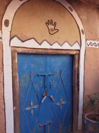 Zdjęcie z Maroka - Ozdobne drzwi 