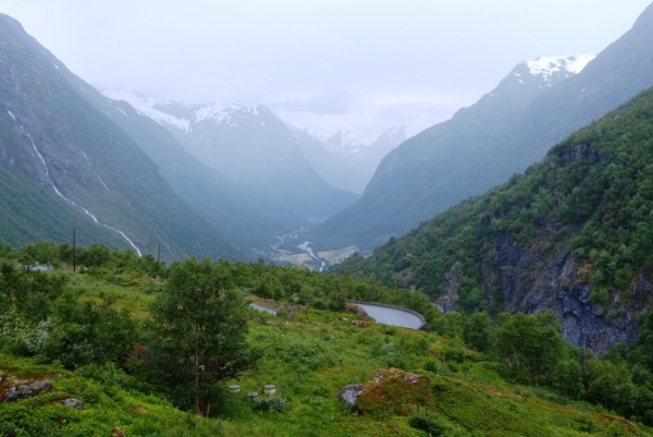Zdjęcie z Norwegii - na szczęście jak dojeżdżamy na miejsce - deszcz sobie poszedł:)