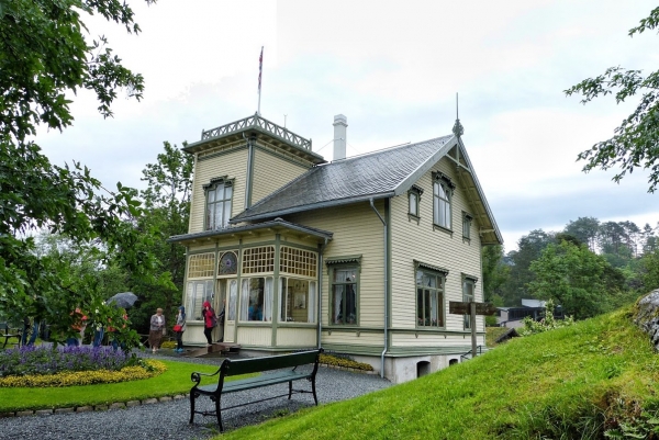 Zdjęcie z Norwegii - dom Edwarda i Niny Griegów