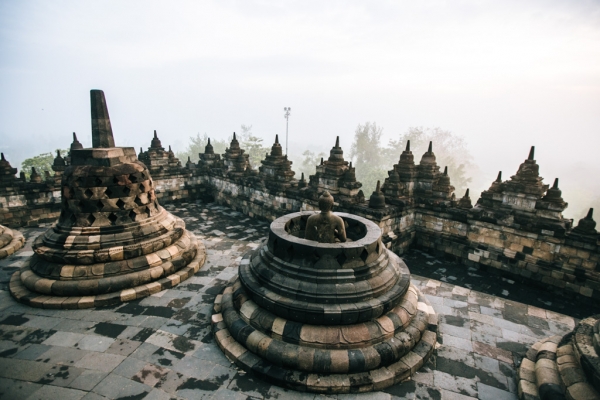 Zdjęcie z Indonezji - Borobudur