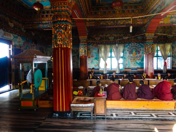 Zdjęcie z Nepalu - klasztor tybetański