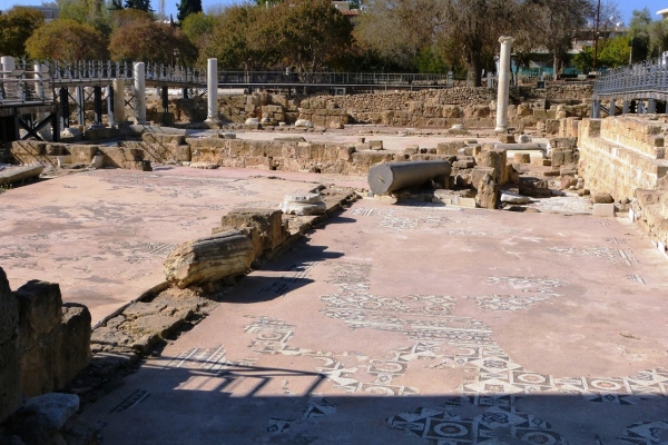 Zdjęcie z Cypru - ruiny wczesnochrześcijańskiej bazyliki