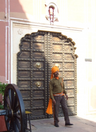 Zdjęcie z Indii - portier maharadży
