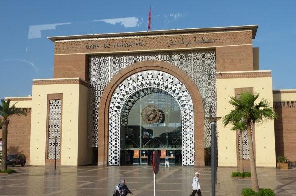 Zdjęcie z Maroka - bardzo piękna hala Dworca Kolejowego