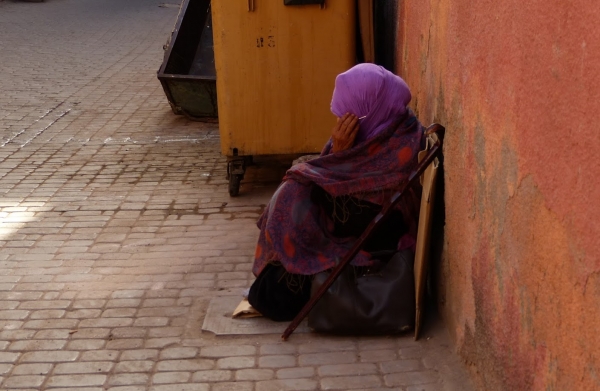 Zdjęcie z Maroka - niestety czasami życie bywa też takie......