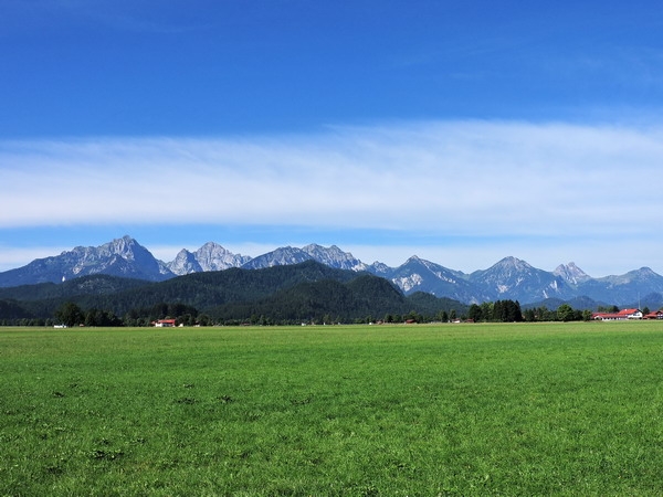Zdjęcie z Niemiec - Panorama części Alp Bawarskich 