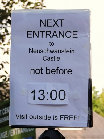 Zdjęcie z Niemiec - Przy kasie Neuschwanstein...
