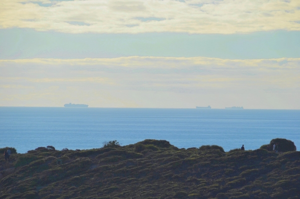 Zdjęcie z Australii - A na horyzoncie statki czekajace