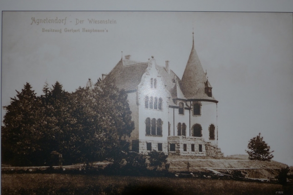Zdjęcie z Polski - stara rycina przedstawiająca dom - fotka z roku 1912