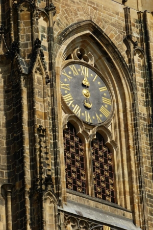 Zdjęcie z Czech - piękny zegar wieży Zegarowej