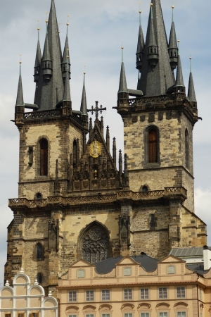 Zdjęcie z Czech - charakterystyczna bryła wspaniałego kościoła Panny Marii przed Tynem