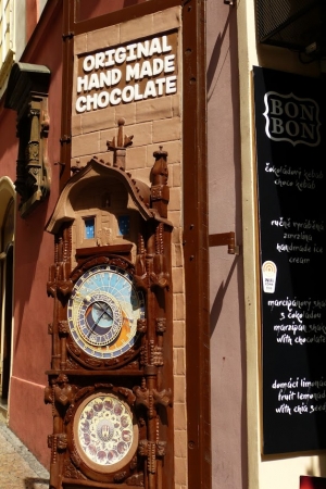 Zdjęcie z Czech - czekoladowy Orloy - prawdziwe dzieło sztuki cukierniczej