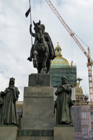 Zdjęcie z Czech - Pomnik św. Wacława na Placu Wacława