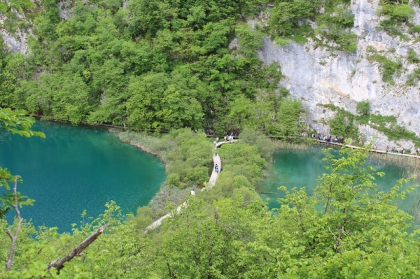 Zdjęcie z Chorwacji - Schodzimy pod najwyższy wodospad