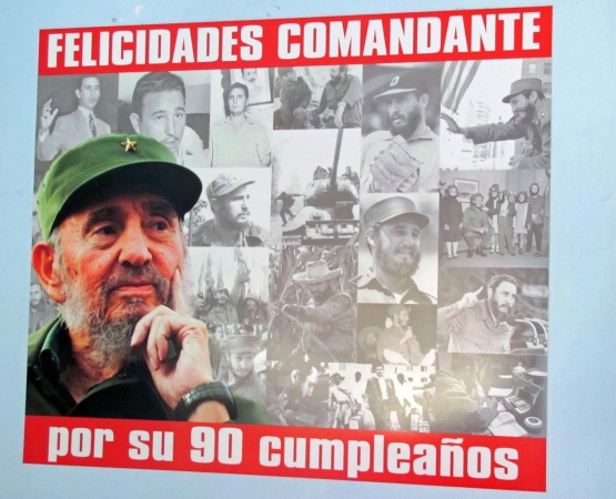 Zdjęcie z Kuby - Urodziny Fidela