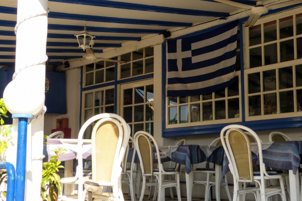 Zdjęcie z Grecji - no Grecja...Grecja..., ale z rana pusto :)