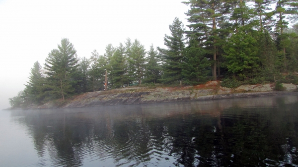 Zdjęcie z Kanady - Nasze miejsce biwakowe na jeziorze Herb Lake