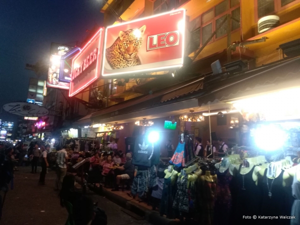 Zdjęcie z Tajlandii - Khao San w nocy