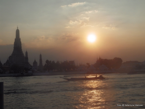 Zdjęcie z Tajlandii - Wat Arun o zmierzchu