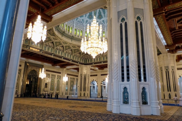 Zdjęcie z Omanu - centralne miejsce Meczetu