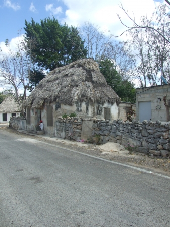 Zdjęcie z Meksyku - majańskie domy