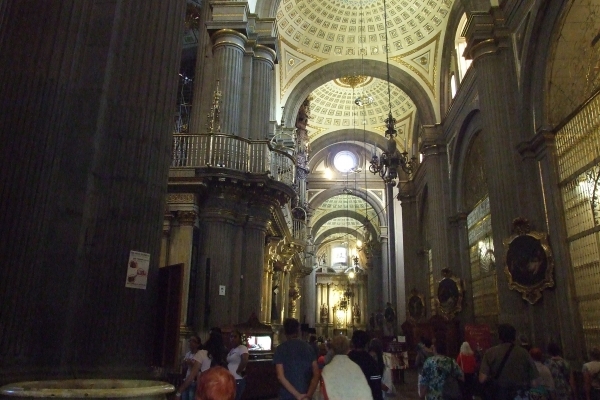 Zdjęcie z Meksyku - wnętrze katedry