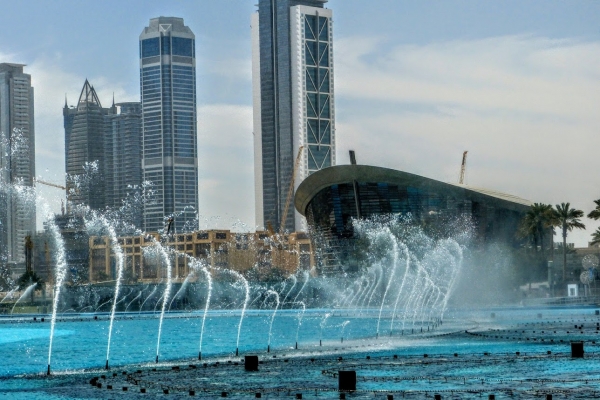 Zdjęcie z Zjednoczonych Emiratów Arabskich - tańcząca woda