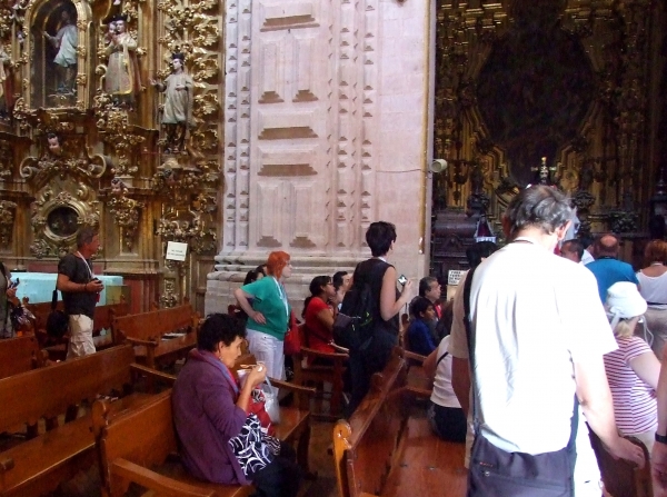 Zdjęcie z Meksyku - w kościele