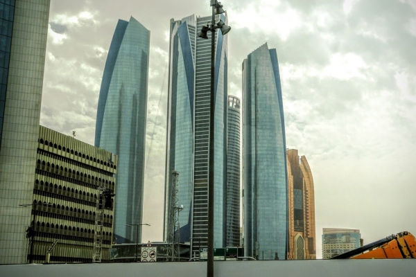 Zdjęcie z Zjednoczonych Emiratów Arabskich - city w Abu Dhabi - Etihad Towers