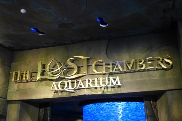 Zdjęcie z Zjednoczonych Emiratów Arabskich - w hotelu Atlantis mieści się bardzo ciekawe i przepiękne akwarium nawiązujące do Atlantydy