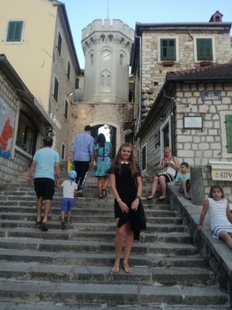Zdjęcie z Czarnogóry - Z Wieżą Zegarową w Herceg Novi