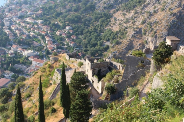 Zdjęcie z Czarnogóry - To też widok na Twierdzę z góry