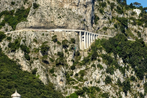 Zdjęcie z Włoch - droga do Anacapri 