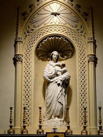 Zdjęcie z Włoch - Marmurowa figura Madonny z Erice.