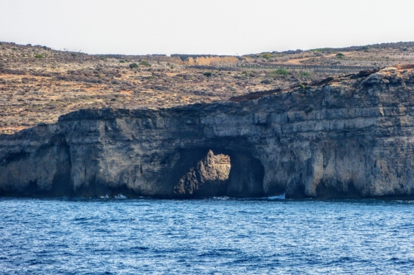 Zdjęcie z Malty - wyspa Comino- trzecia, jeszcze mniejsza od Gozo wyspa Malty