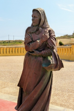 Zdjęcie z Malty - figura Karmeli Grimma - pierwszej "bohaterki" tutejszego cudu