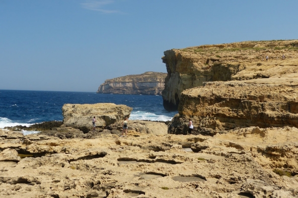 Zdjęcie z Malty - pozostałości po Azure Window.... 
