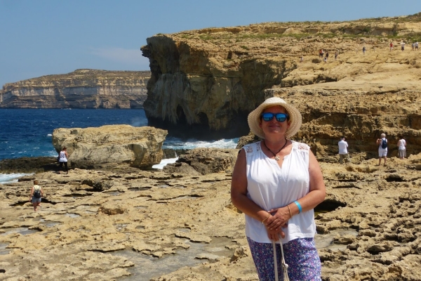 Zdjęcie z Malty - Witam i pozdrawiam z Dwejra - miejsca gdzie przez tysiące lat stała wizytówka Gozo