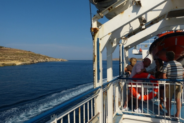 Zdjęcie z Malty - i po bardzo przyjemnym dniu i poznaniu uroków Gozo - wracamy znów na Maltę