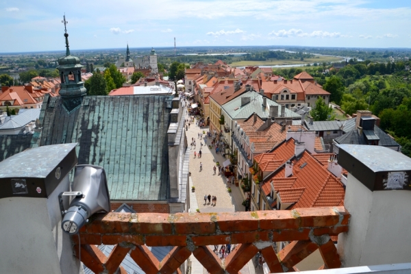 Zdjęcie z Polski - Widok na Sandomierz z wiezy Opatowskiej