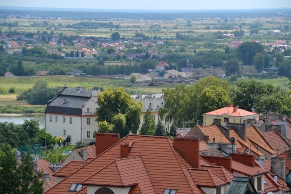 Zdjęcie z Polski - Widok na Sandomierz z wiezy Opatowskiej