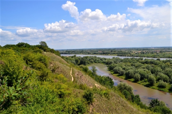 Zdjęcie z Polski - Panorama z gór na Wisłę