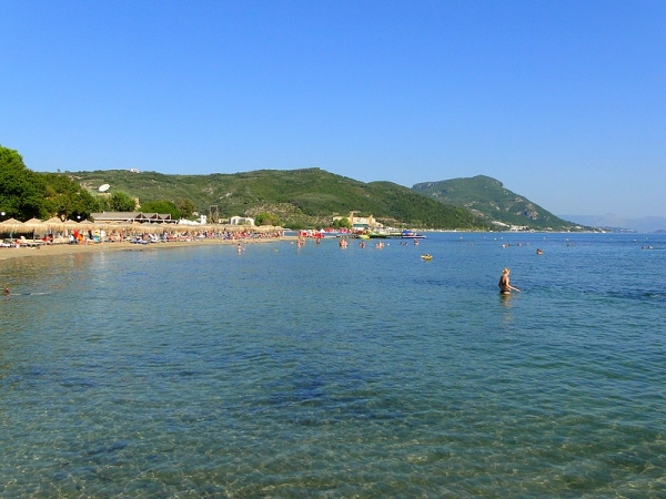 Zdjęcie z Grecji - Plaża w Moraitika.