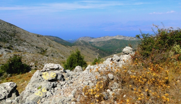 Zdjęcie z Grecji - Widok ze szczytu Pantokratora.