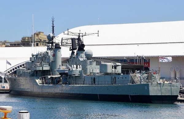 Zdjęcie z Australii - Niszczyciel HMAS Vampire - okret muzeum