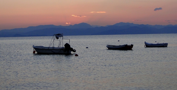 Zdjęcie z Grecji - Świt na Korfu.
