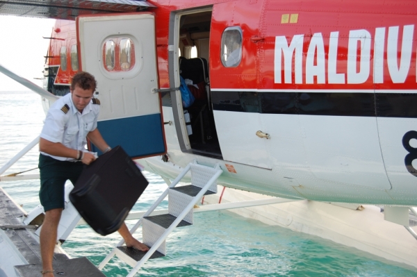 Zdjęcie z Malediw - Wyluzowany pilot :)