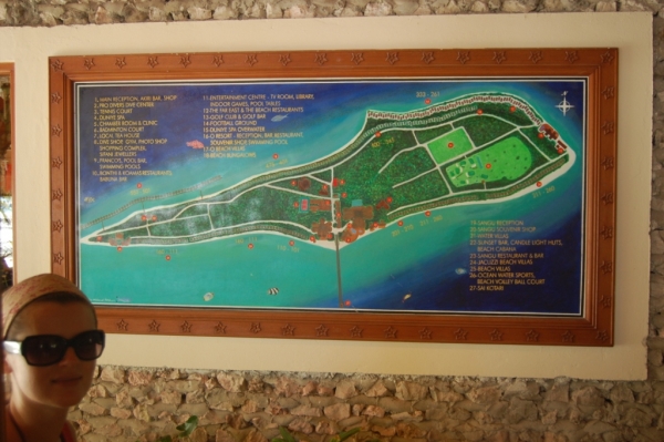 Zdjęcie z Malediw - Plan wyspy